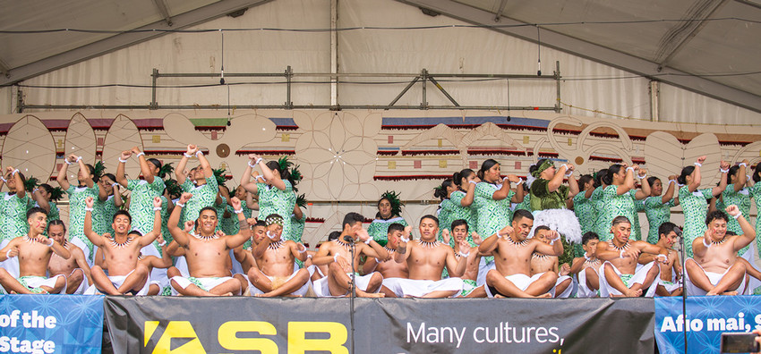 Marcellin College Samoan Group performing at Polyfest 2021