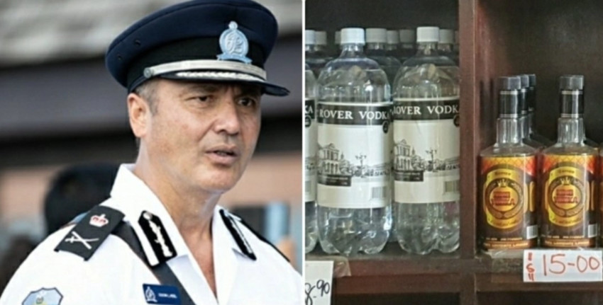 The Samoa Police Commissioner highlighted the presence of locally made vodka in relation to an incident at Fasitoo-Uta that resulted in the death of a man in his 40s in October 2020 - Photo Credit: Samoa Global News