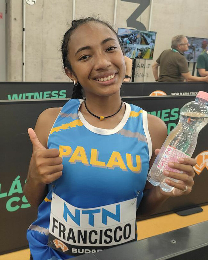 Palauan Athlete Sydney Francisco