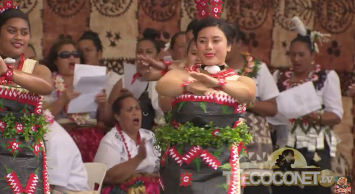 Polyfest 2015 Tonga Stage James Cook High School - Tau'olunga ...