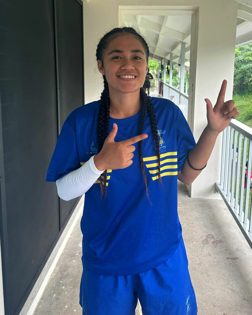 Tuvalu Athlete Temalini Manatoa