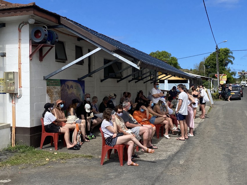 Testing station set up in Muri for tourists in the area