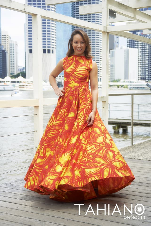 polynesian formal dress