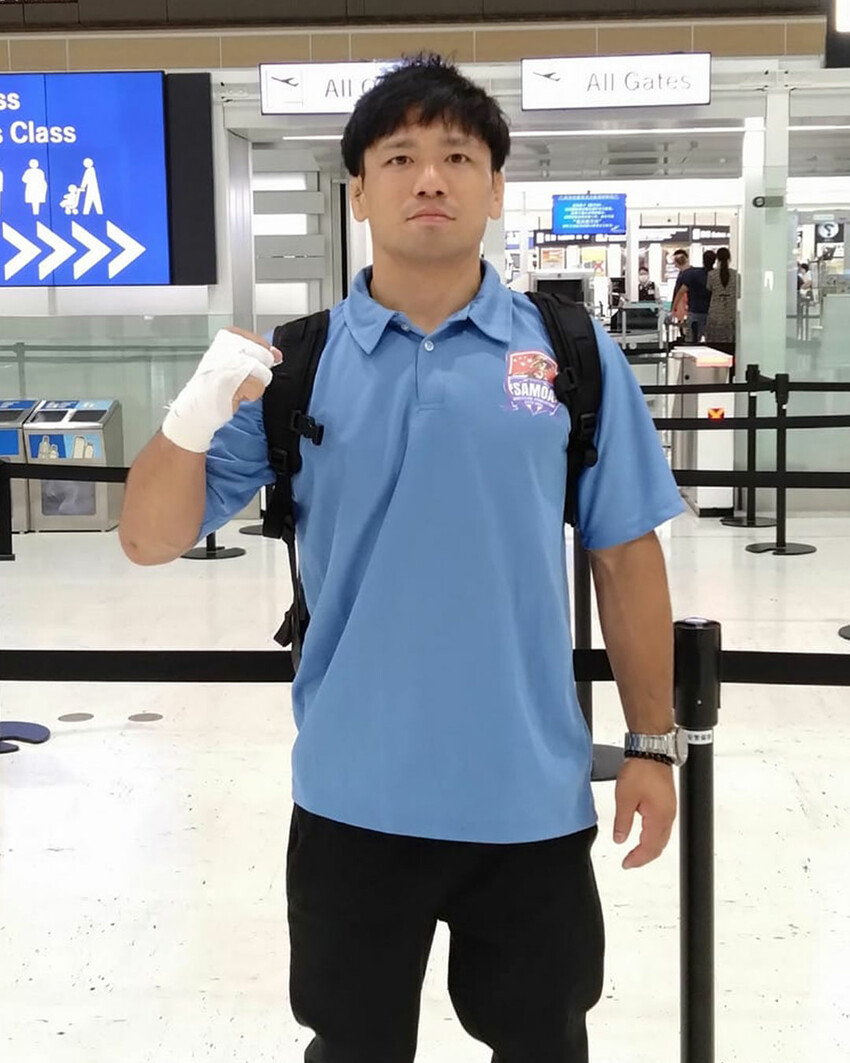 Samoa Athlete Gaku Akazawa