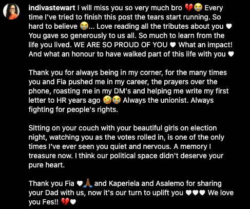 Indira Stewart Tribute IG